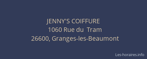 JENNY'S COIFFURE