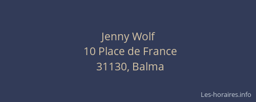 Jenny Wolf