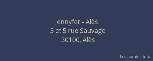 Jennyfer - Al&egrave;s