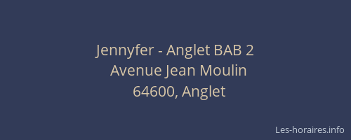 Jennyfer - Anglet BAB 2