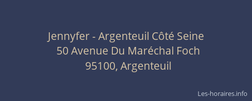 Jennyfer - Argenteuil Côté Seine