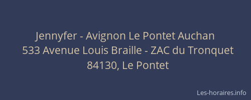 Jennyfer - Avignon Le Pontet Auchan