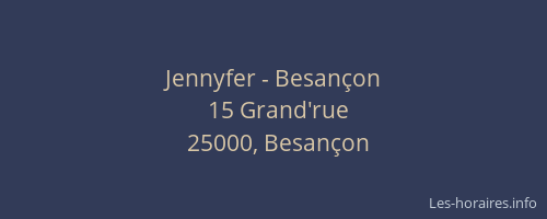 Jennyfer - Besançon