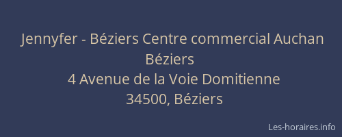 Jennyfer - Béziers Centre commercial Auchan Béziers