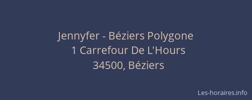 Jennyfer - Béziers Polygone