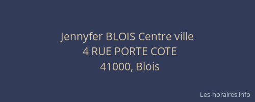 Jennyfer BLOIS Centre ville