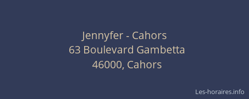 Jennyfer - Cahors