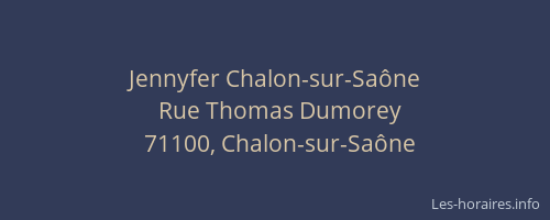 Jennyfer Chalon-sur-Saône