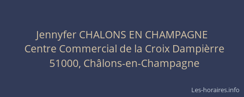 Jennyfer CHALONS EN CHAMPAGNE
