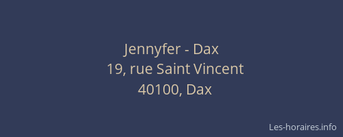 Jennyfer - Dax
