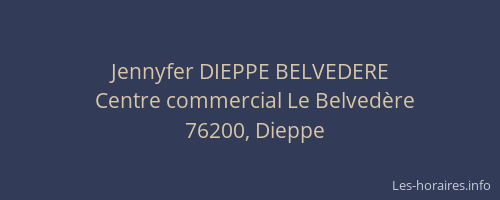 Jennyfer DIEPPE BELVEDERE