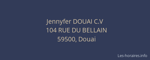 Jennyfer DOUAI C.V