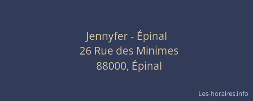 Jennyfer - Épinal