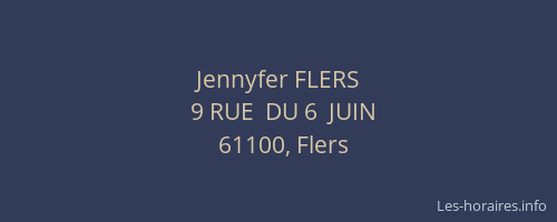Jennyfer FLERS