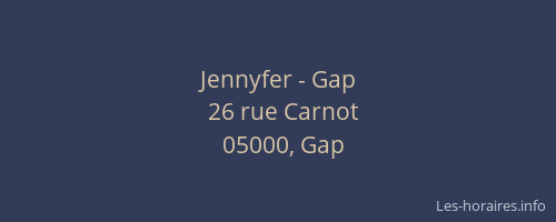 Jennyfer - Gap