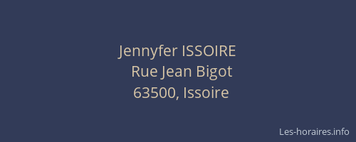 Jennyfer ISSOIRE