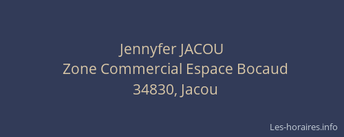 Jennyfer JACOU