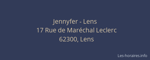 Jennyfer - Lens