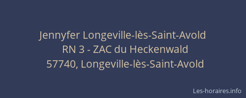 Jennyfer Longeville-l&egrave;s-Saint-Avold