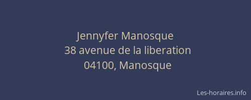 Jennyfer Manosque