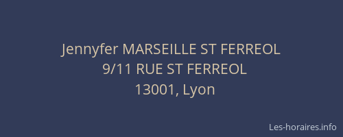 Jennyfer MARSEILLE ST FERREOL