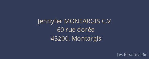 Jennyfer MONTARGIS C.V