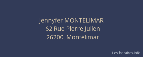 Jennyfer MONTELIMAR