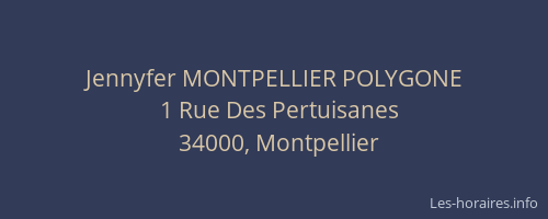 Jennyfer MONTPELLIER POLYGONE