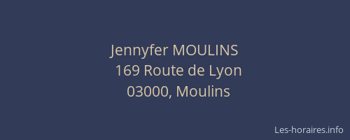 Jennyfer MOULINS