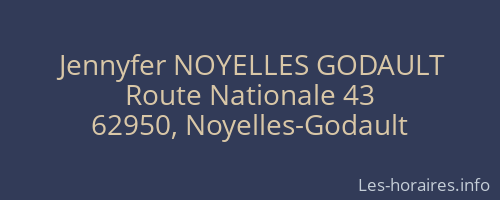 Jennyfer NOYELLES GODAULT