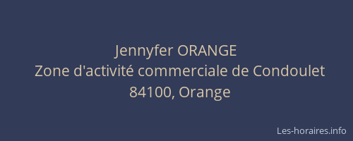Jennyfer ORANGE