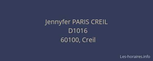 Jennyfer PARIS CREIL