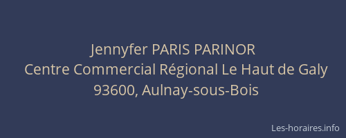 Jennyfer PARIS PARINOR