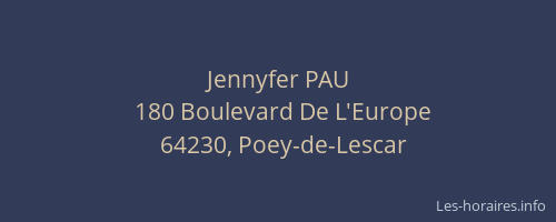 Jennyfer PAU