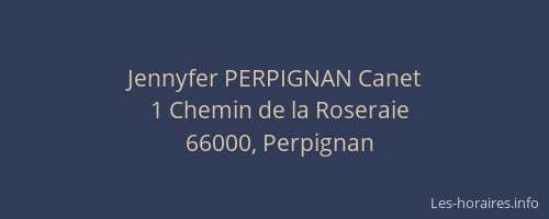 Jennyfer PERPIGNAN Canet