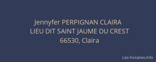 Jennyfer PERPIGNAN CLAIRA