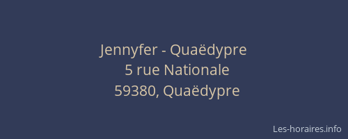 Jennyfer - Quaëdypre