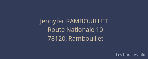 Jennyfer RAMBOUILLET