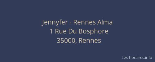 Jennyfer - Rennes Alma