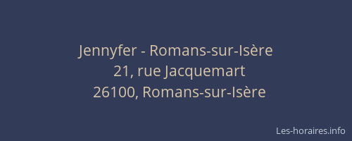 Jennyfer - Romans-sur-Isère