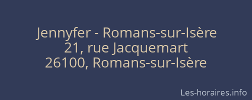 Jennyfer - Romans-sur-Isère
