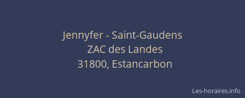Jennyfer - Saint-Gaudens