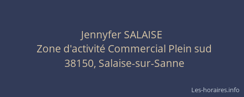 Jennyfer SALAISE