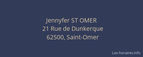 Jennyfer ST OMER