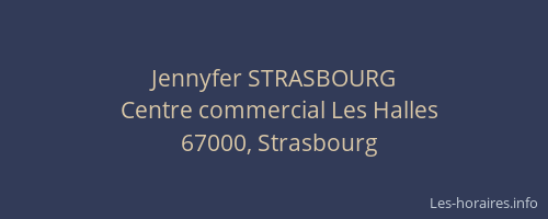 Jennyfer STRASBOURG