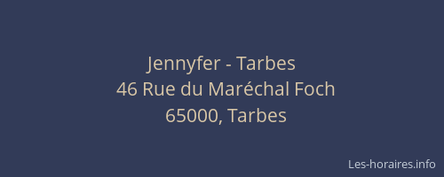 Jennyfer - Tarbes