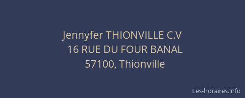 Jennyfer THIONVILLE C.V
