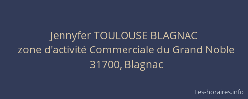Jennyfer TOULOUSE BLAGNAC