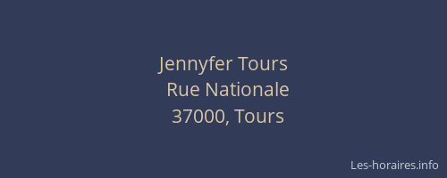 Jennyfer Tours