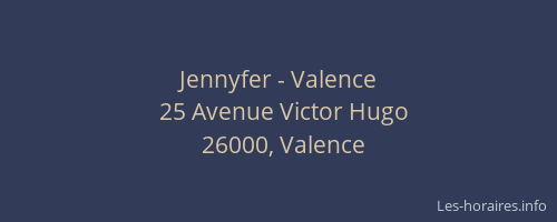 Jennyfer - Valence
